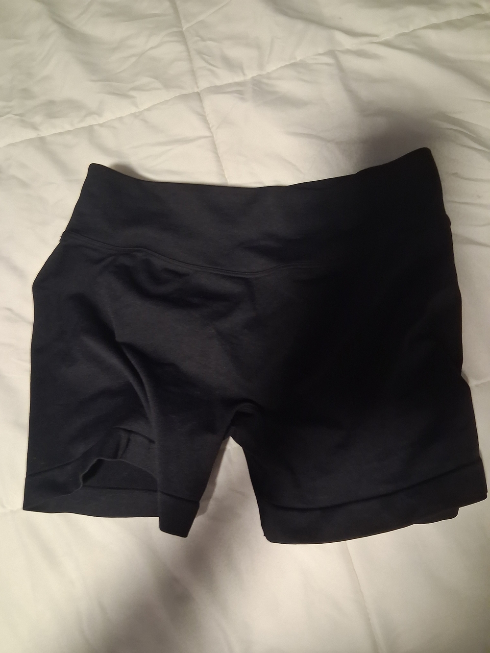 Black Women's High-Waist Performance Shorts Butt Scrunch